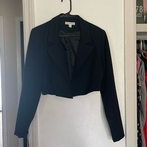 And Now This Women’s Black Cropped Blazer Size L